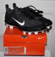 NEW BOX Women's Nike Hyperdiamond 2 PRO MCS Baseball Softball Cleats Black 11