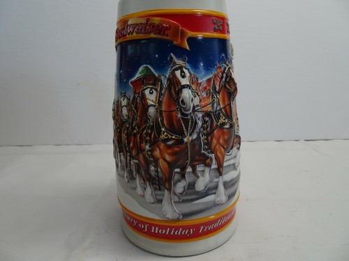 STEIN Beer Mug 1999 Budweiser Clydesdales Horse Century of Tradition 1900-1999 - Picture 3 of 7