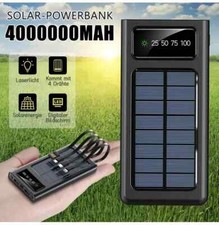 Caricabatteria Power Bank Pannello Solare 15800mah 2.1a Ricarica Rapida USB C - Miniatura 4