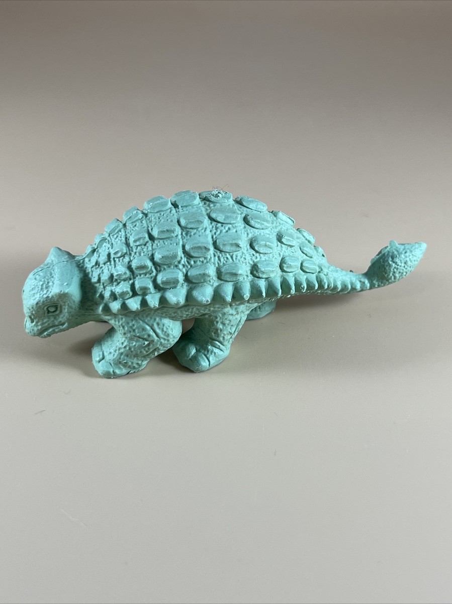 1960's Green Plastic 3 1/4” Superior Toy Dinosaur Marked