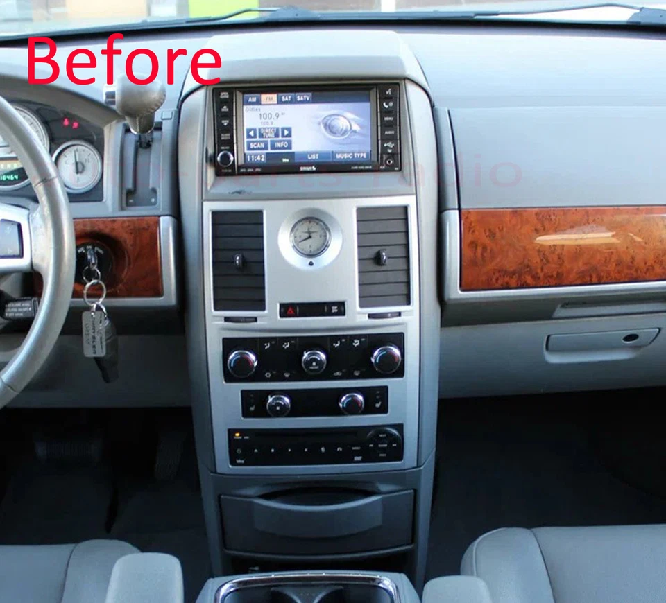 Android 13 Carplay Car Stereo Radio GPS For 2008-2012 Chrysler Town & Country Foto 4 de 4