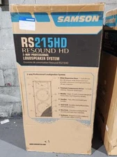 Samson 2-Way Professional Loudspeaker System (RS215HD) - New Open Box, Black