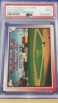 Sulpher Dell - 2021 Topps X Nashville Stars Red White and Blue PSA