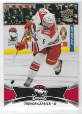 2016-17 Upper Deck AHL #6 Trevor Carrick red parallel