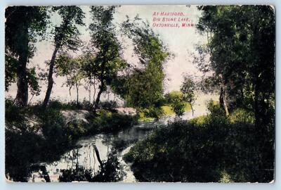 1909 At Hartford Big Stone Lake Groves Forest Ortonville Minnesota MN Postcard