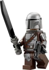 LEGO Star Wars Din Djarin Minifigure + Dark Saber sw1258 75348 75361 Helmet Line