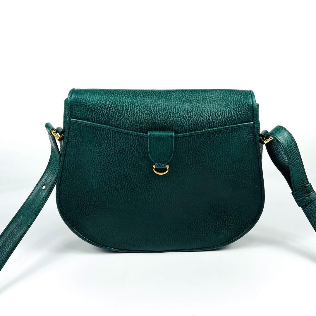 バッグ Cartier green leather hand bag Handle bag mini, Panthère C de Cartier