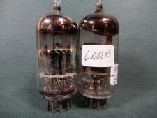 Mullard & Tungsram 6AQ8 ECC85 Vacuum Tubes Amplitrex Tested 75/85% & 93/88%