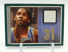 2003-04 Fleer Platinum NENE Locker Room Memorabilia Jersey Patch Denver Nuggets