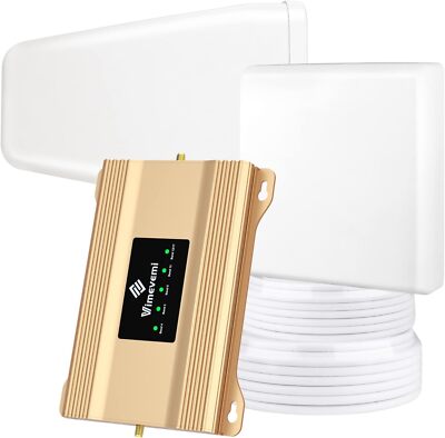 VimeVemi Cell Phone Signal Booster ~ AT&T Verizon Sprint ~ 5G 4G LTE 3G ...