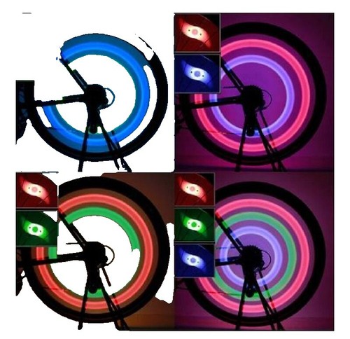 Couleur 4000 Mah Red Set Lampe Torche de Vélo 4 fr 1, Sonnette d'alarme