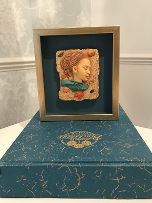 THOMAS BLACKSHEAR | LIMITED EDITION 2001 | HERBSTPLAKETTE IM GOLDRAHMEN - RETIRED.