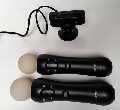 Original PlayStation Move Motion Controller Twin Set + Kamera PS3 PS4