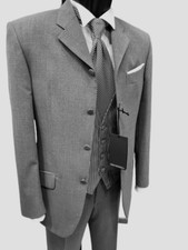 ABITO  SPOSO T. 48CERIMONIA FIRMATO CARLO PIGNATELLI SUIT GROO WEDDING DESIGNER