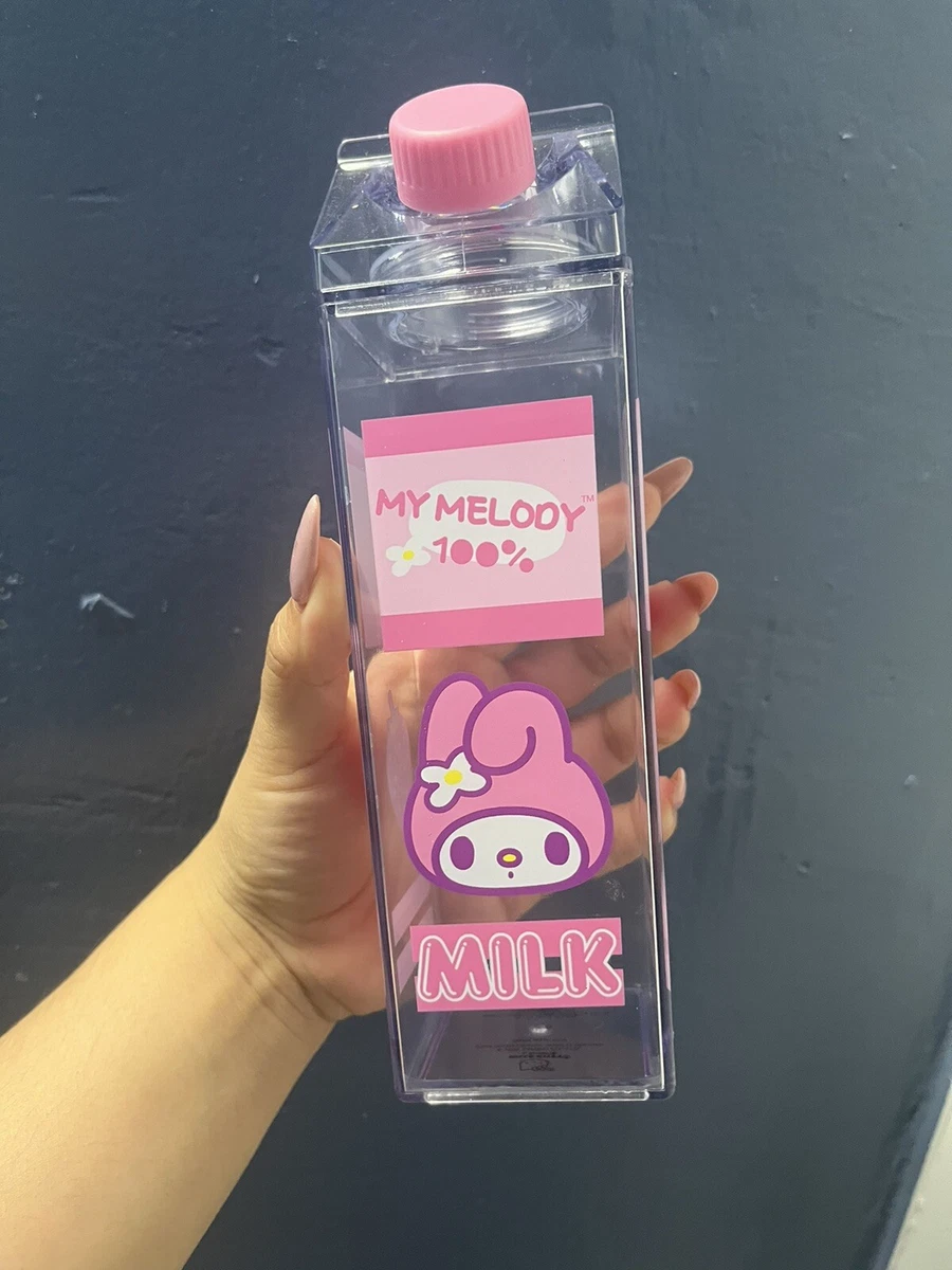 Sanrio MY MELODY STRAWBERRY MILK CARTON WATER BOTTLE 16 oz