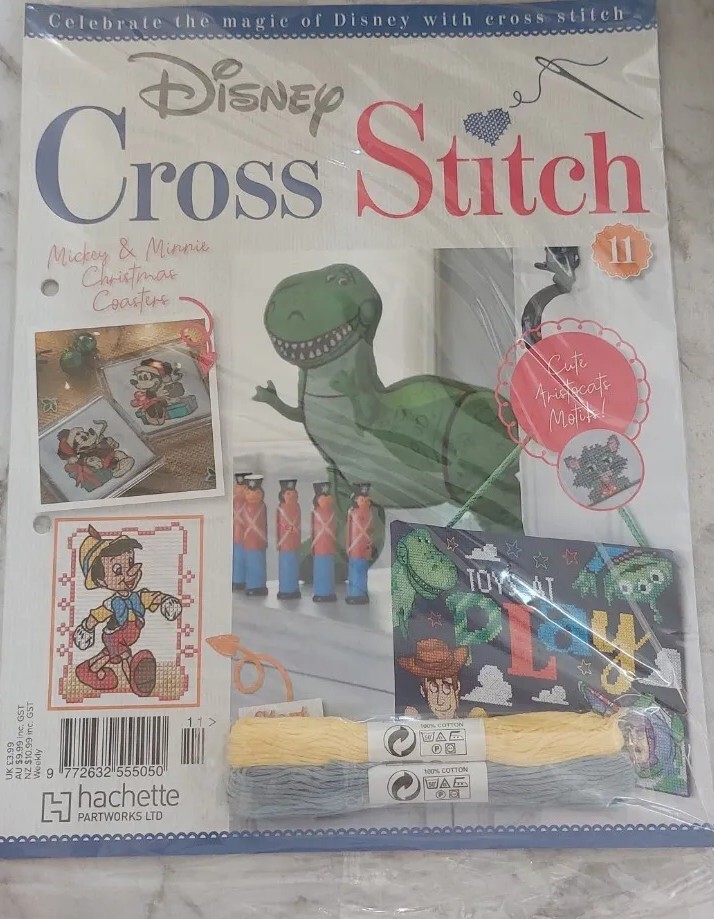 Hachette Disney Cross Stitch magazine issue 11,15,17,18,19 eBay