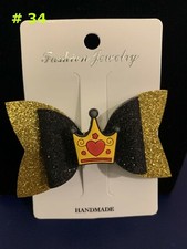 Handmade Princess Crown Hairbow