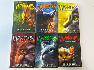 Lot of 6 Warriors The Prophecies Begin Books 1-6 Warrior Cats Erin Hunter