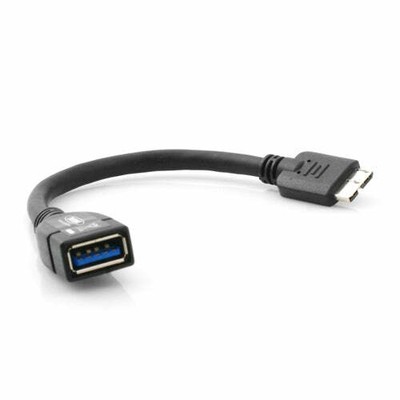 System-S Micro USB 3.0 OTG Host Adapter Kabel (USB A Host zu Micro-B Stecker) 10