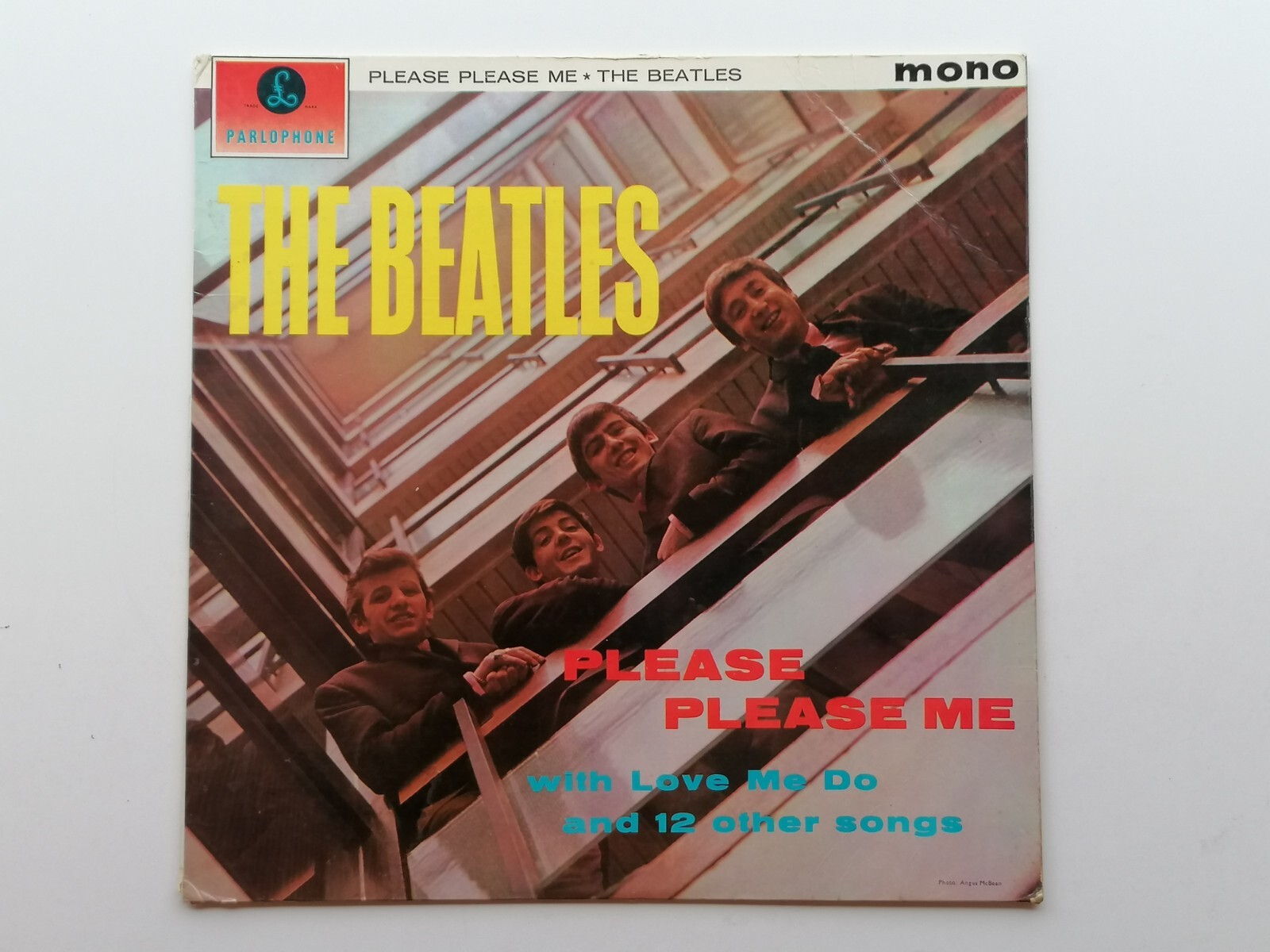 THE BEATLES ORIG 1963 UK  LP PLEASE PLEASE ME  PARLOPHONE PMC 1202   EX