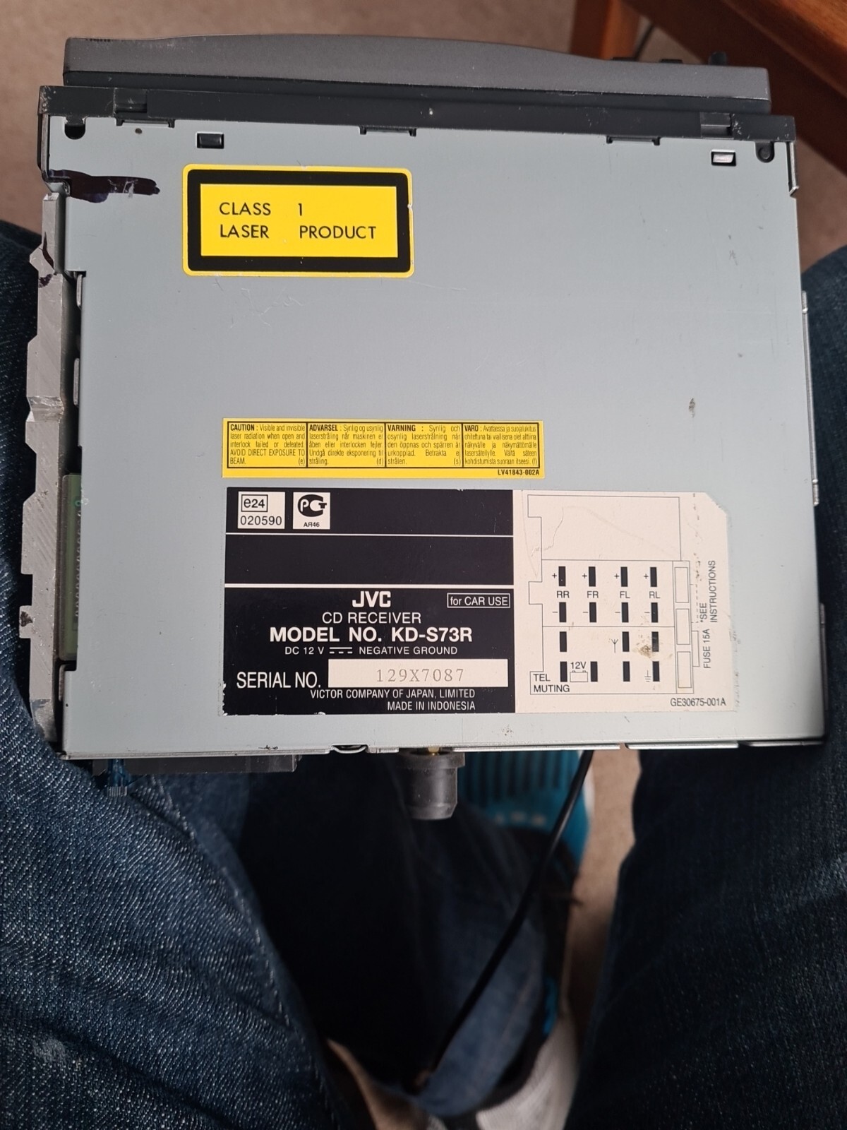 JVC KDS73R CD Car Stereo eBay