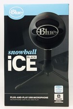 Blue Snowball iCE USB Microphone for PC Mac Gaming Recording Streaming NEW
