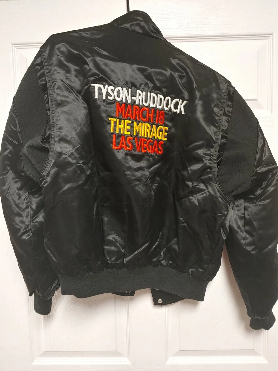 ジャケット・アウター 90s MGM GRAND LEATHER JACKET MIKE TYSON Mike Tyson Leather Jacket | Mike Tyson Black Bomber Jacket