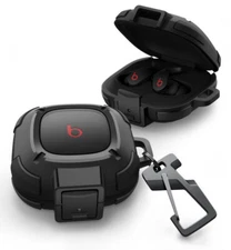Dexnor Case for Beats Fit Pro 2021 Cover Shock-Absorbing with Carabiner Keyring