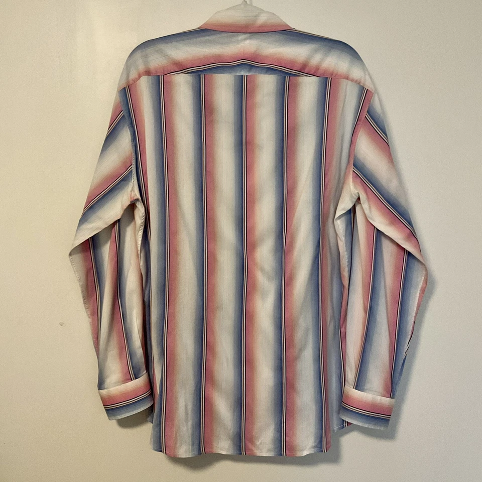 Camisa de vestir a rayas multicolor Vintage Missoni Foto 4 de 4