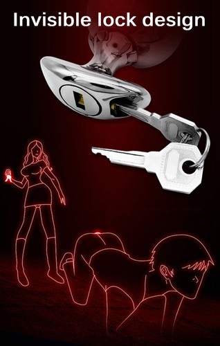 Stainless Steel Adjustable Chastity Device Locking Opening Plug Anal Sex Toys - Picture 8 of 8