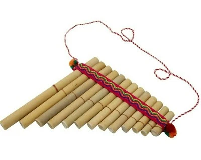 TUMIA LAC Panpipes - Straight 13 Pipes, Rondador - Ethically Traded from Ecuador