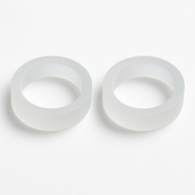 Silicone Championship Pinball Flipper Rings Translucent-2/pk