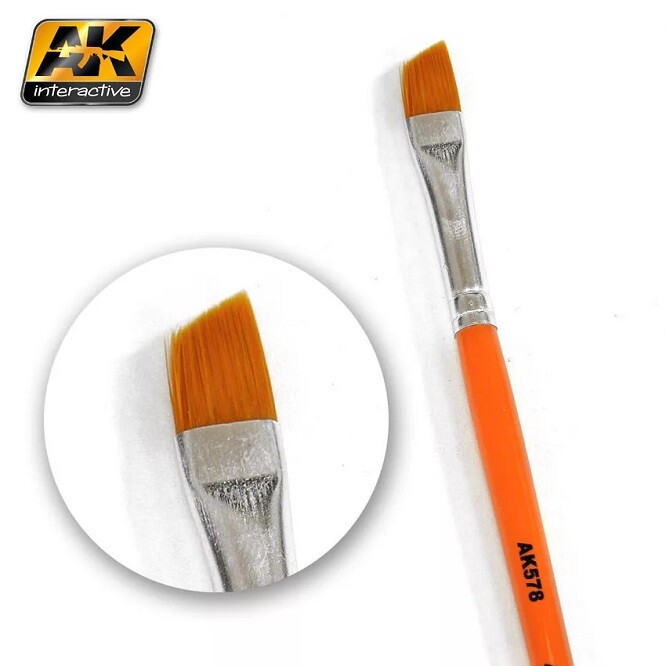 AK Interactive AK578 - Weathering Brush Diagonal - New