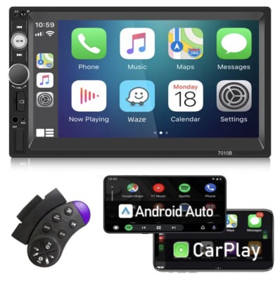 7010B 7 inch 2 DIN Touch Screen Bluetooth MP5 Car Player