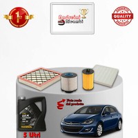 Kit Wartung 4 Filter Und ÖL Opel Astra J 1.6 Cdti 100KW 136CV Ab 2014