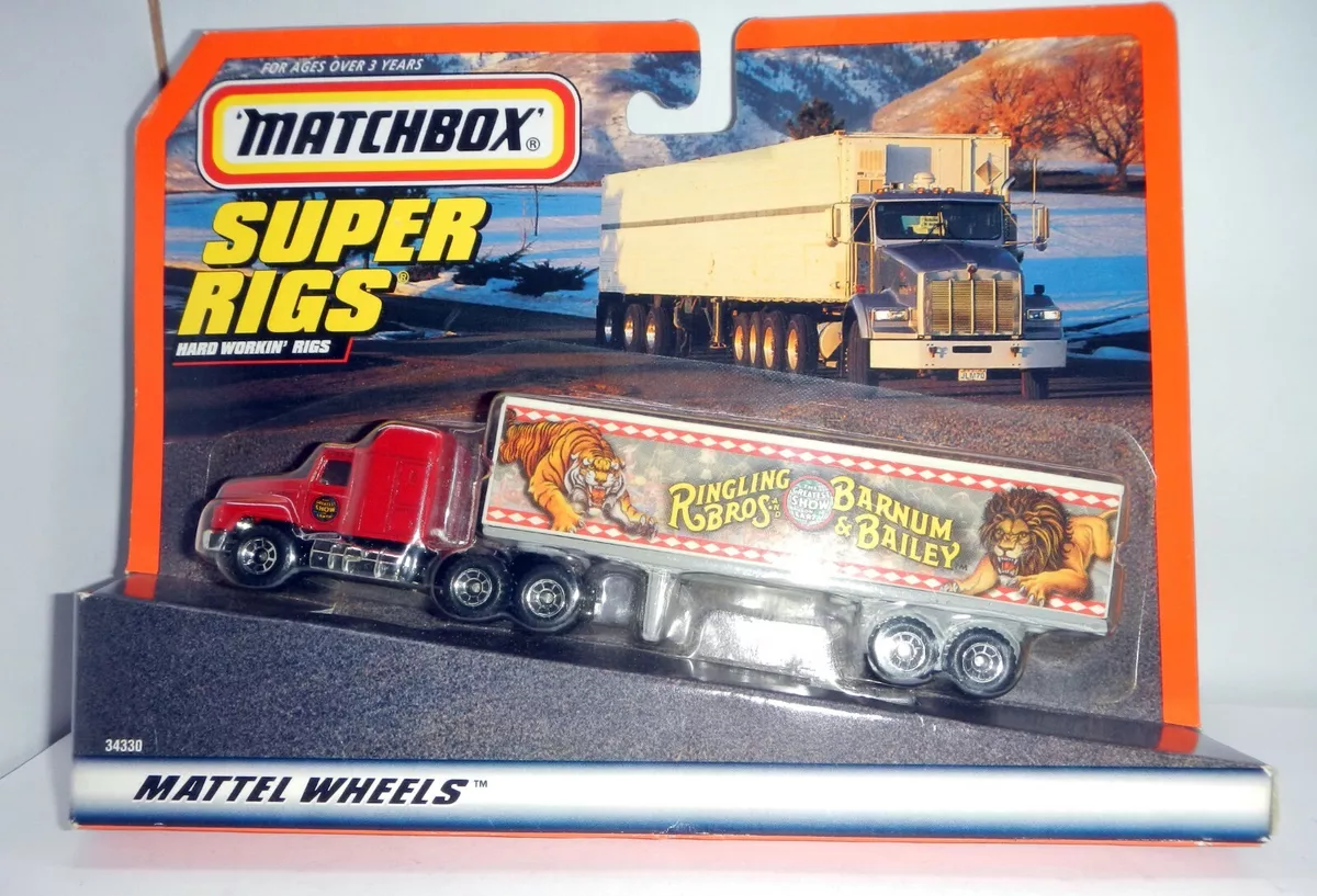 Matchbox Super Rigs Cirque Ringling Bros Et Barnum Bailey 1 97 Ann e 1997