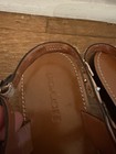 Coach Women’s 11 Leather Thong Sandal Ankle Buckle Flower Stud Decal Tan — photo 7
