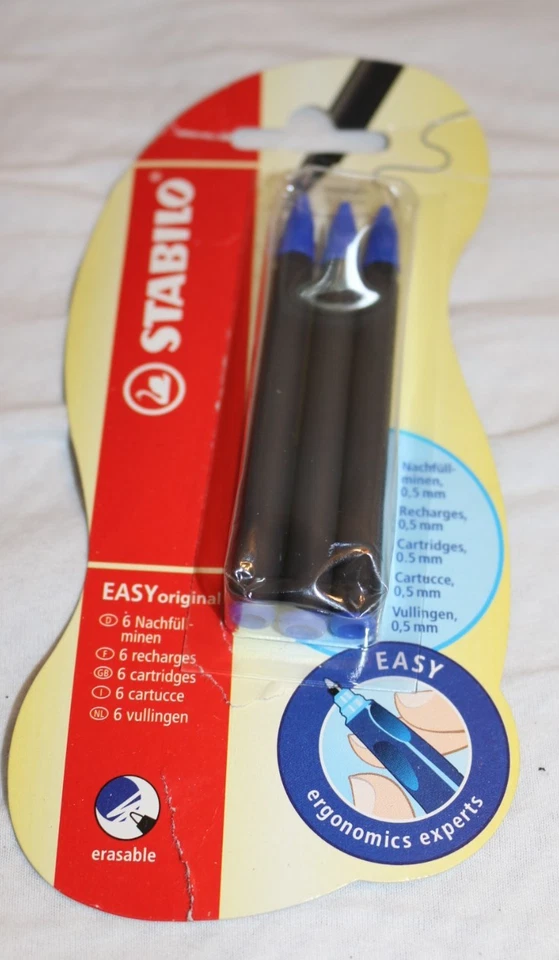 18 Stabilo EASY original Patronen Tintenpatronen Tintenschreiber Patronenroller - Bild 2 von 2