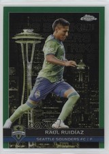 Raul Ruidiaz Chrome 2023 Green Refractor /75