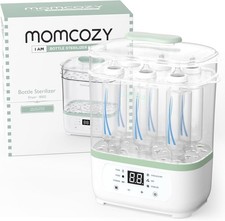 Momcozy Bottle Sterilizer and Dryer, 8-in-1 Electric Steam Baby Bottle Sterilize