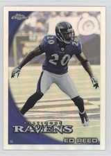 2010 Topps Chrome Refractor Ed Reed #C192 HOF 0m4f