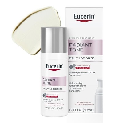 Eucerin Radiant Tone Daily Face Lotion with SPF 30, Dark Spot Corrector with Thi