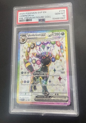 PSA 10 Umbreon ex 176 Promo Pokemon Card