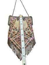 Antique 1920S Art Deco Mesh Lined Purse Flapper