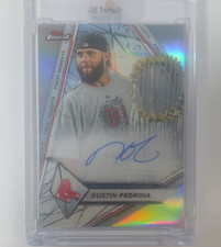 Topps 2022 Finest Moments Autographs Dustin Pedroia Boston Red Sox Auto FMA-DP