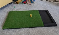 Golf Mat with Tee for Simulator Hitting Practice Mat for Indoor Outdoor