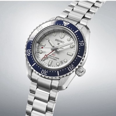 Seiko Prospex Sea 1968 Heritage Diver's GMT SS 42 MM White Dial Watch SPB519J1