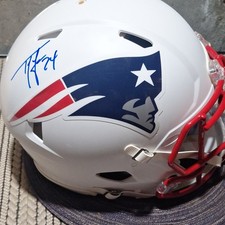  ty law new England patriots  Autographed Helmet Radtke Sports Authenticated