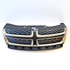 2011-2014 Dodge Avenger Upper Grille Chrome Black W Emblem 2012 2013