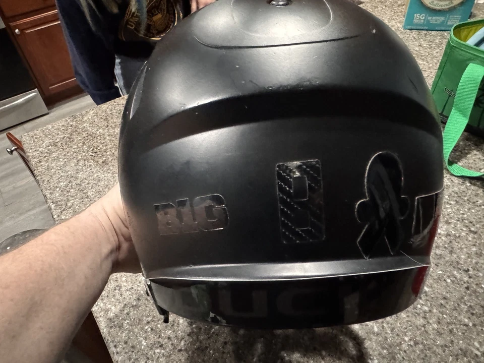 Cascos de fútbol americano de velocidad Riddell tamaño completo “gemelos” Oregon Ducks construidos a medida Foto 3 de 4